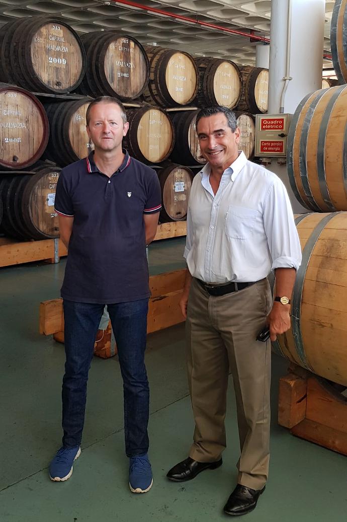 Humberto Jardim from Henriques&Henriques and Gerd Vanmechelen from Wine&Shine